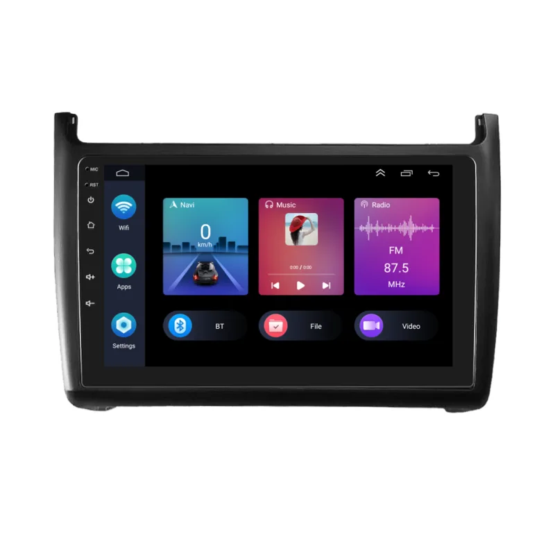 Podofo 2DIN autorádio PEV08 Android, Volkswagen Polo B085