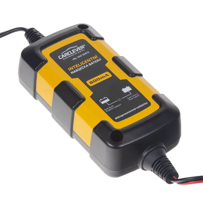 Inteligentní udržovací nabíječka baterií CARCLEVER 12V - 800mA 35975