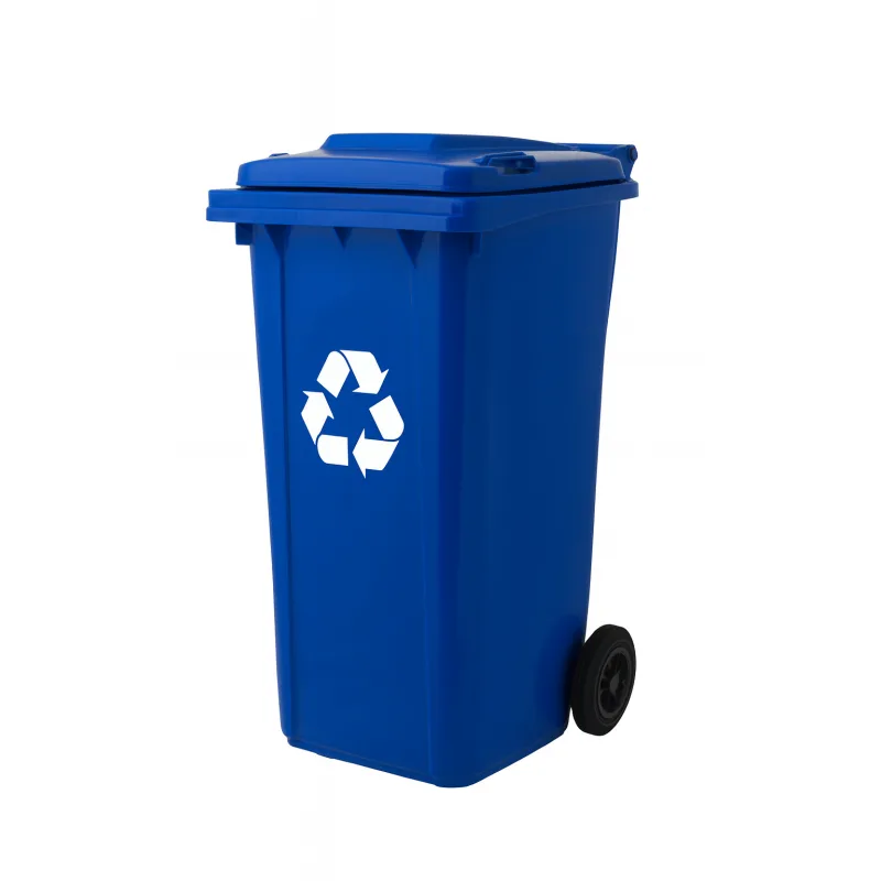 Ekspan Plastová nádoba na odpad 120 l s kolieskami – farebná Barva: Modrá