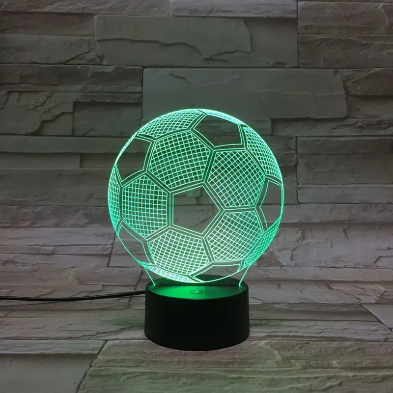 3Dmix 3DL-BTB041 – 3D LED nočná lampa - Futbalová lopta (Bluetooth reproduktor - farba biela)