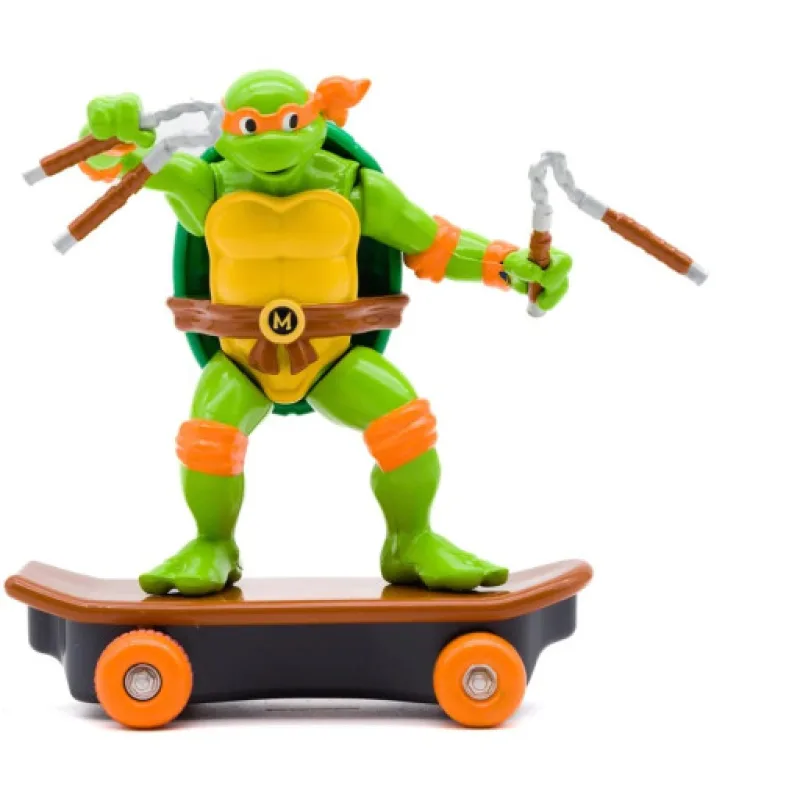 Funrise Želvy Ninja na skejtu Sewer Shredders Movie Michelangelo, 13 cm