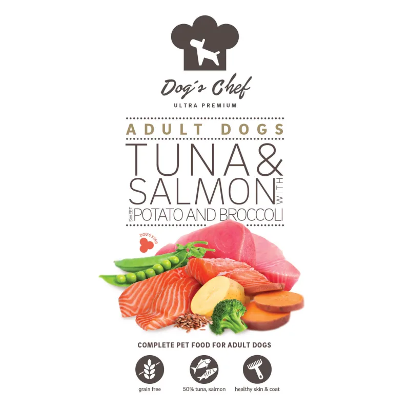 Dog's Chef Dog’s Chef TUNA & SALMON WITH SWEET POTATO AND BROCCOLI 6 kg