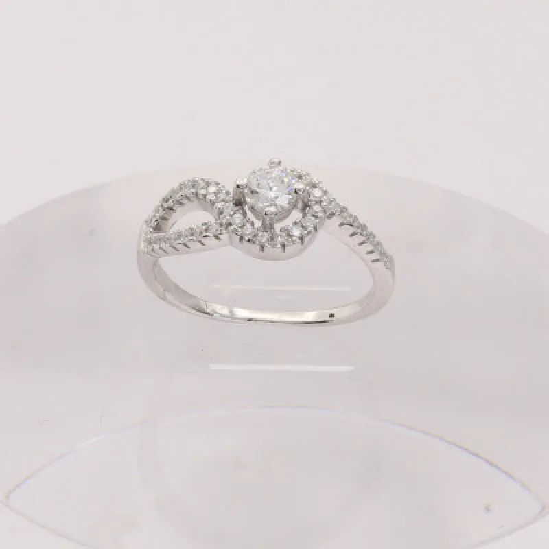 Strieborný prsteň s kameňom KA R2948, 54