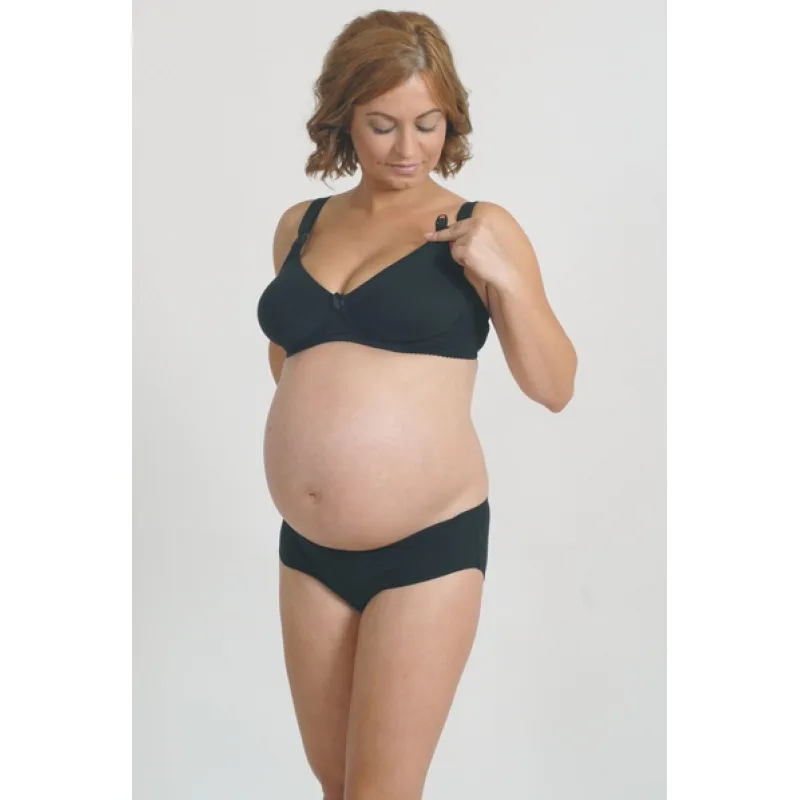 Podprsenka na dojčenie model 04 - čierne, 90 D