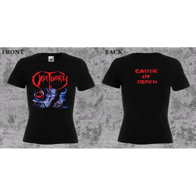 Obituary - Cause of Death (dámske tričko)