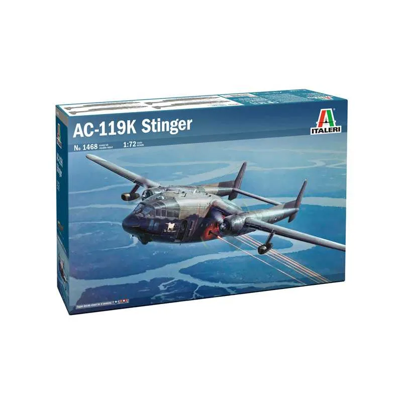 Italeri Model Kit lietadlo 1468 - C-119K Stinger (1:72)