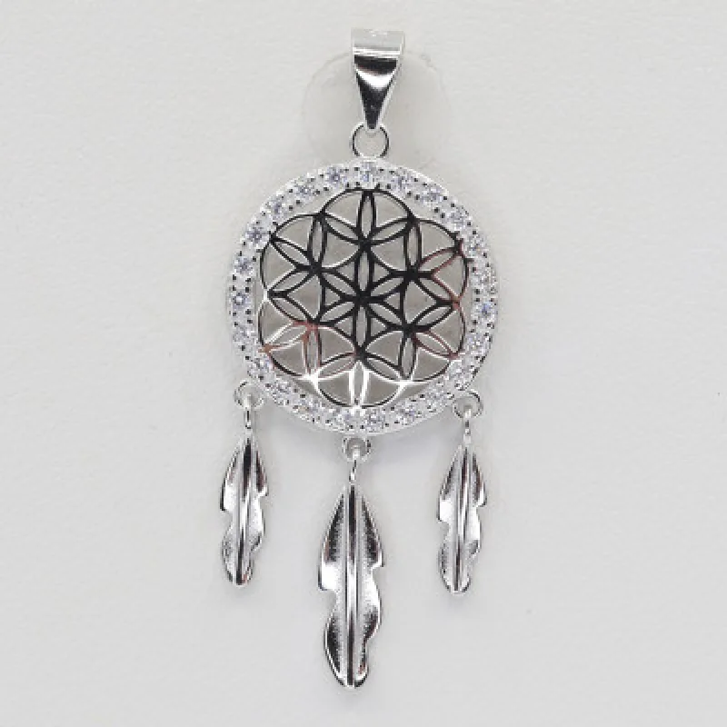 Strieborný prívesok s kameňom KA P3579