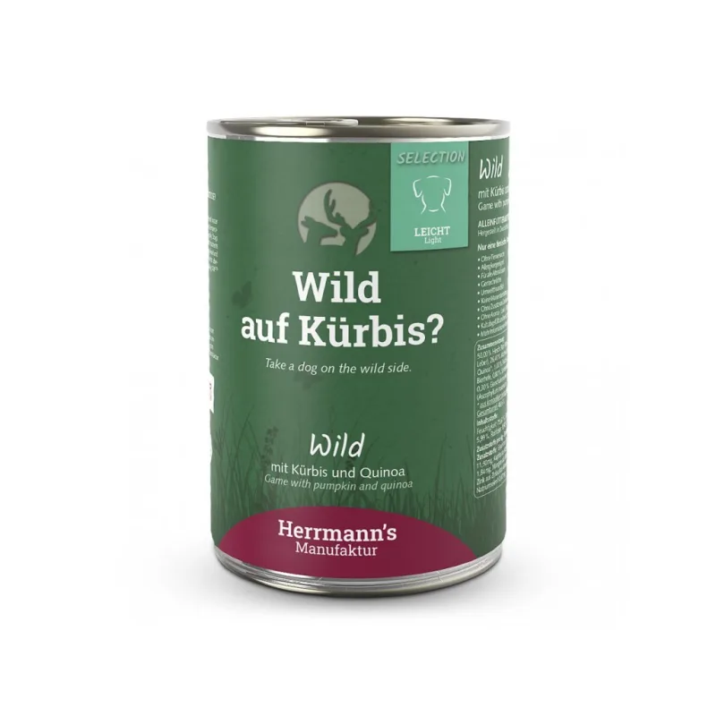 Herrmanns BIO Divina s dyňou a Quinou, konzerva 6x 400 g