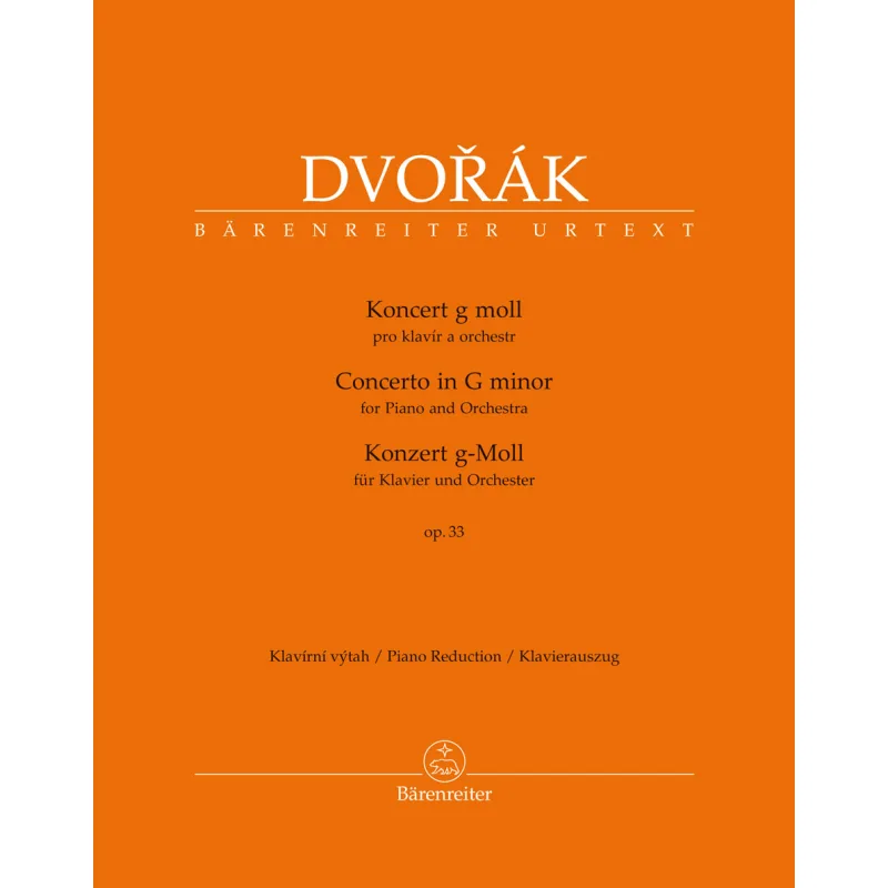 Bärenreiter Koncert g moll pro klavír a orchestr op. 33