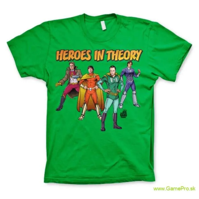 Big Bang Theory Heroes In Theory (tričko)