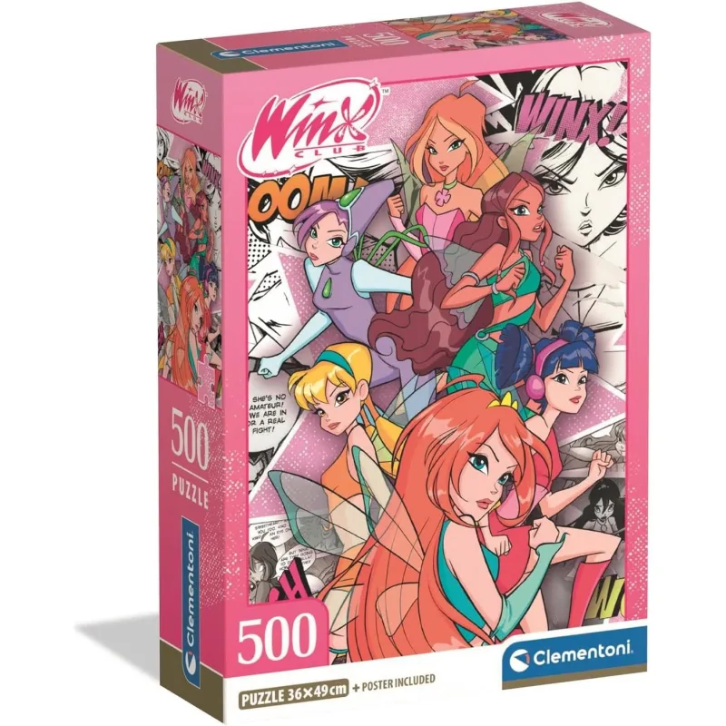 Puzzle Clementoni 500 dielikov Winx