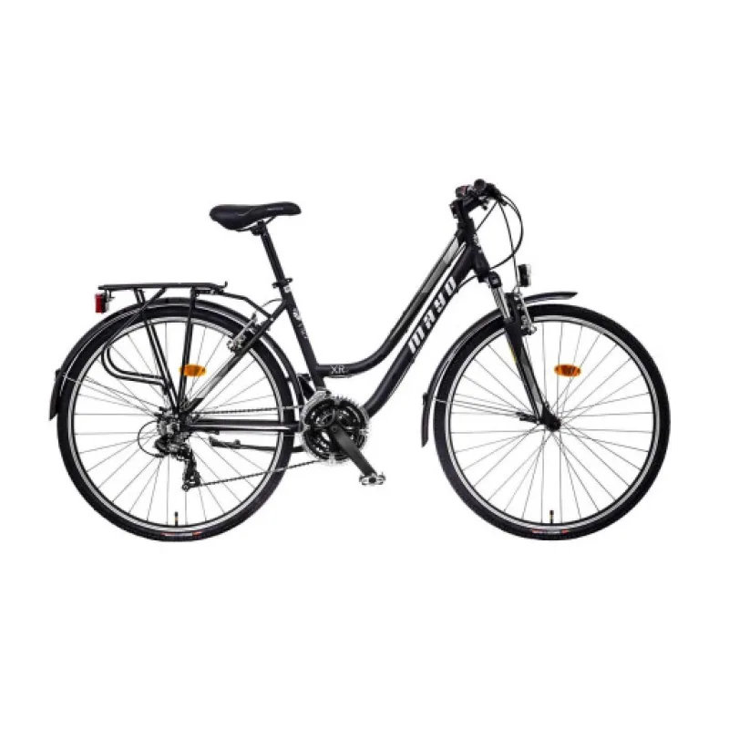 Mayo XR Basic Lite Trek Low Dámské trekové kolo, černo-šedé