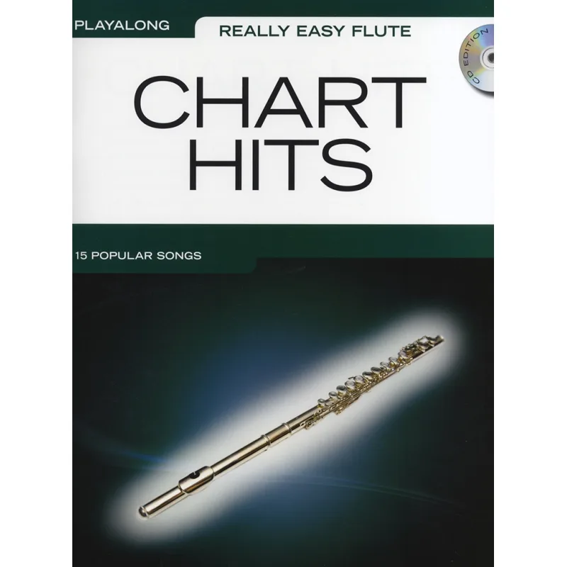 Wise Publications Really Easy Flute - Chart Hits + CD