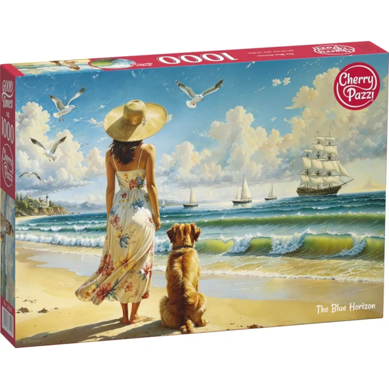 Puzzle Cherry Pazzi 1000 dielikov Modrý horizont
