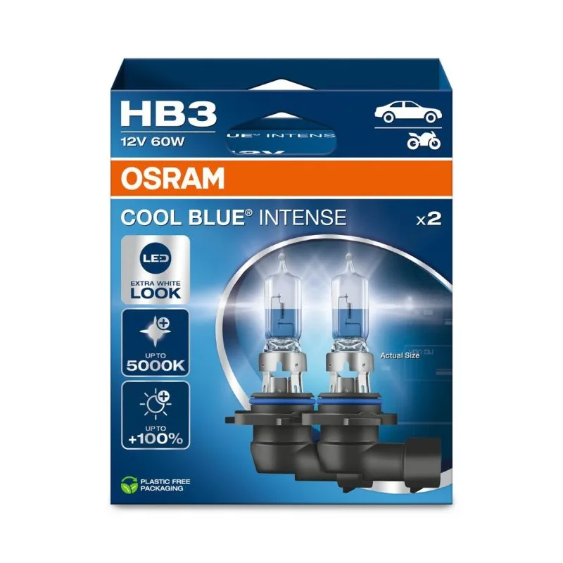 OSRAM CoolBlue Intense HB3 60W NextGeneration 5000K BOX