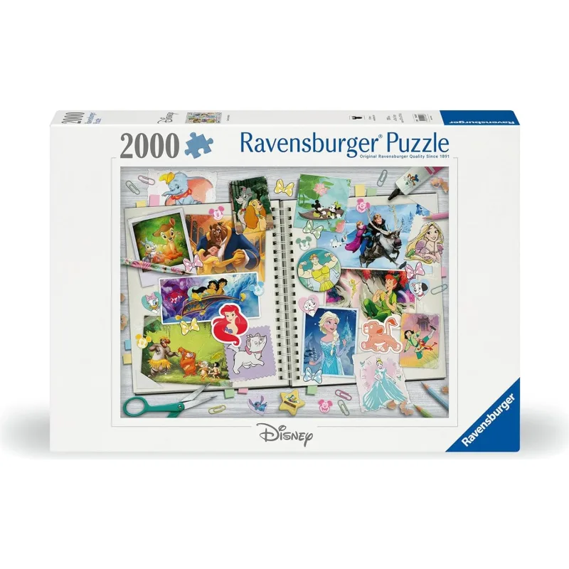 Puzzle Ravensburger 2000 dielikov Disney Scrapbook