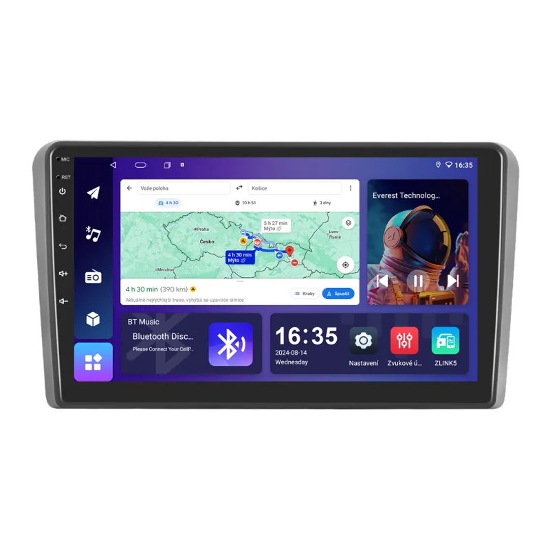 Isudar 2DIN autorádio T68B-IEV15 Android, Audi A3 / S3 B150