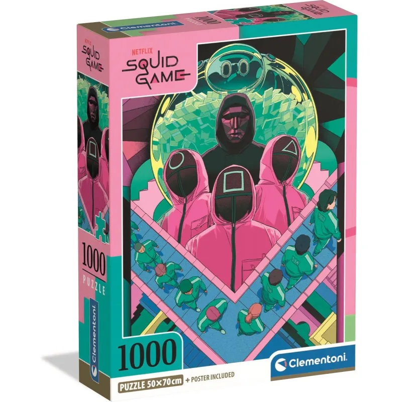 Puzzle Clementoni 1000 dielikov Hra na chobotnicu (Squid Game) 2