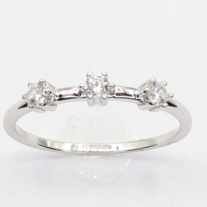 Strieborný prsteň s kameňom KA R3289, 52