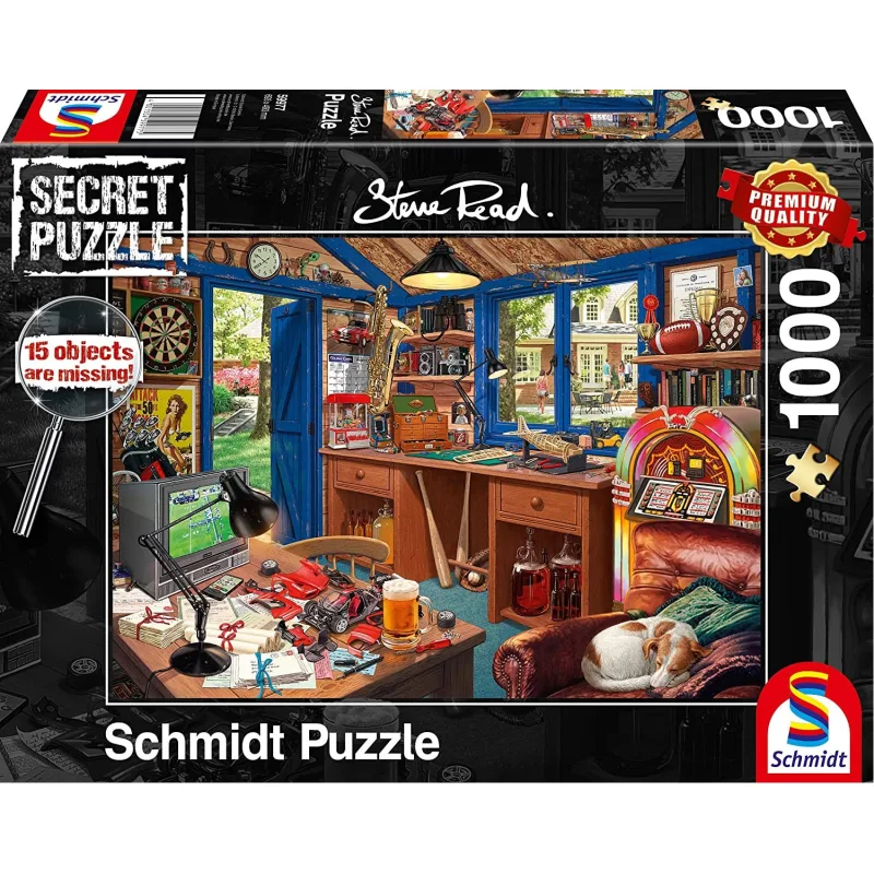 Schmidt Secret puzzle Otcova dielňa 1000 dielikov