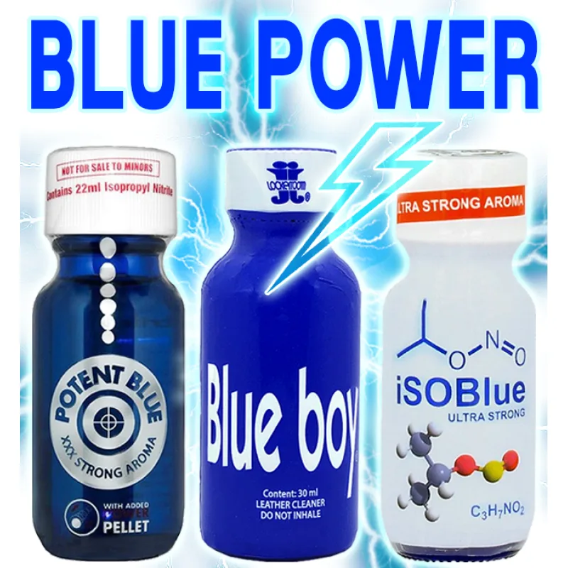 Poppers POPPERS BLUE POWER BALÍČEK (3x30ml)