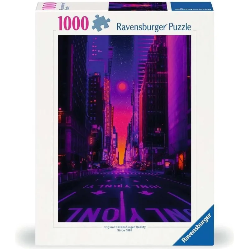 Puzzle Ravensburger 1000 dielikov New York v neónových farbách