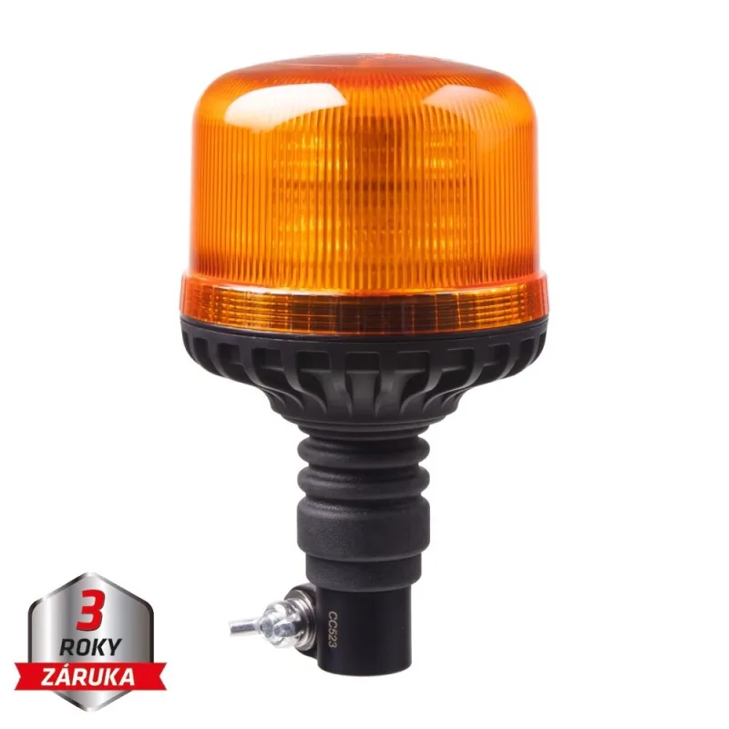 LED maják, 12-24V, 16x5W LED oranžový, na držák, ECE R65 wl822hr