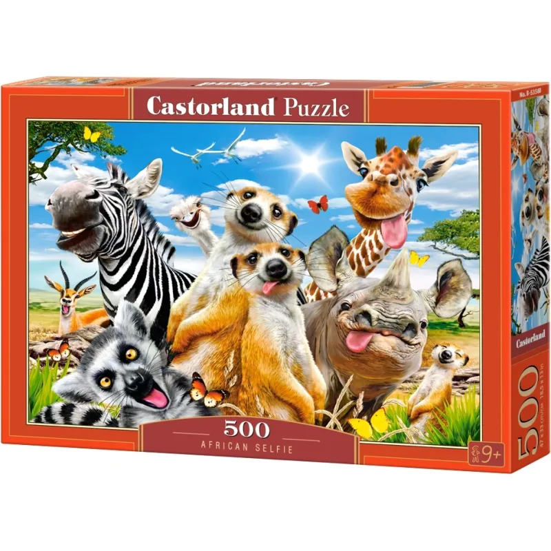 Castorland Puzzle Africké selfie 500 dielikov