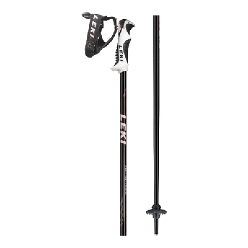 Lyžařské sjezdové hole LEKI Speed lite S black/white, red, grey