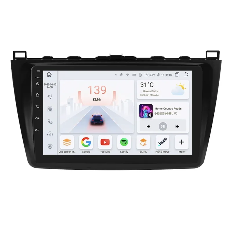 HIZPO KXMZD69001 Autorádio 9" Android pro Mazda 6 GH Model: S9004 (4+32GB) CHR255