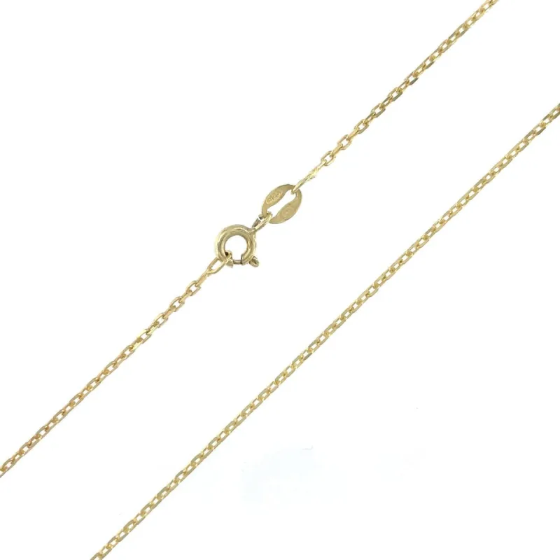 Strieborná pozlátená retiazka ankr dĺžka retiazky 55cm