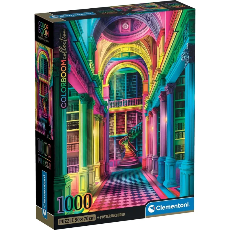 Puzzle Clementoni 1000 dielikov ColorBoom: Athenaeum