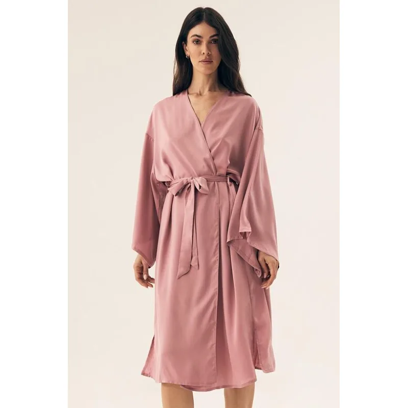 Saténový župan Rhone staroružový M