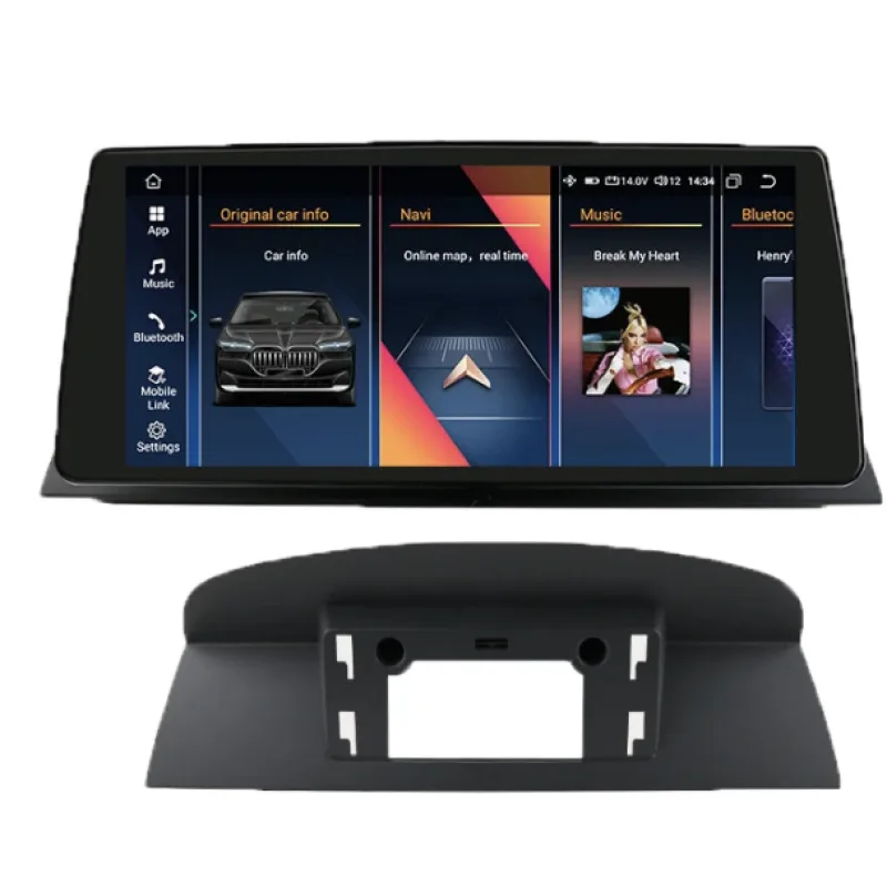 HIZPO 10,25" Android 13 Autorádio BMW 5 - E60, E61 Verze systému: CIC, Výkonnostní varianta: 6WBM1025 (6+64GB) CHR978_CIC2