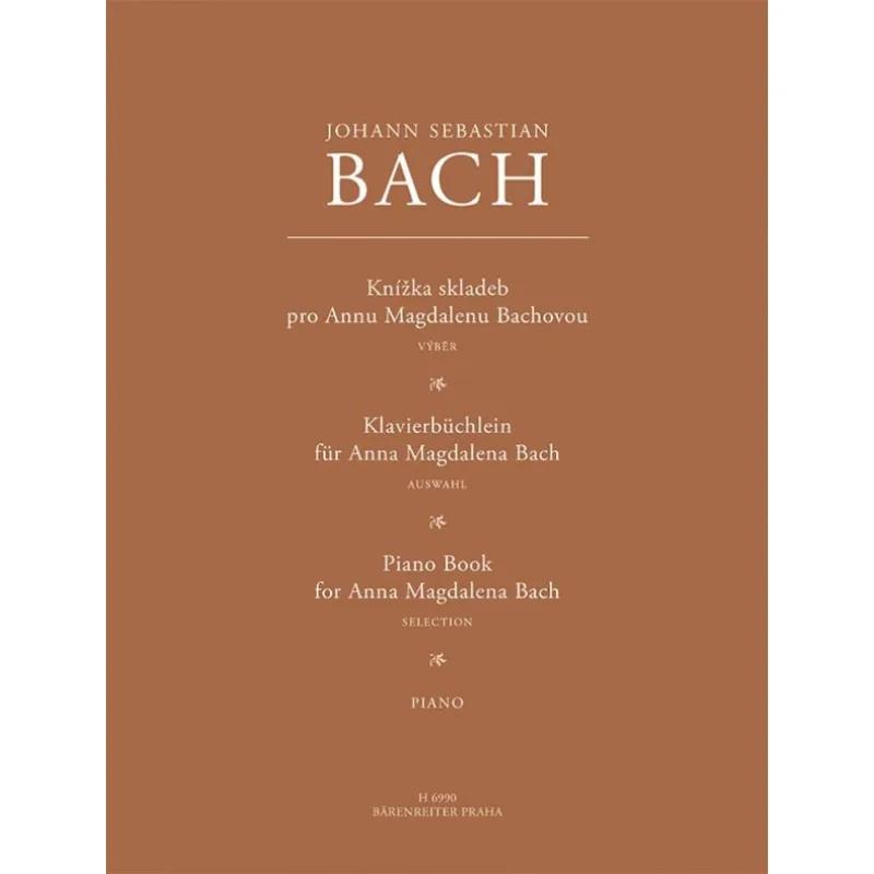 Bärenreiter Knížka skladeb pro Annu Magdalenu Bachovou