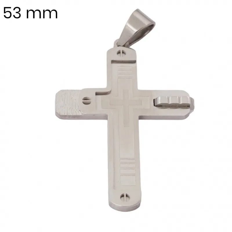 Prívesok z chirurgickej ocele kríž EXEED 242464