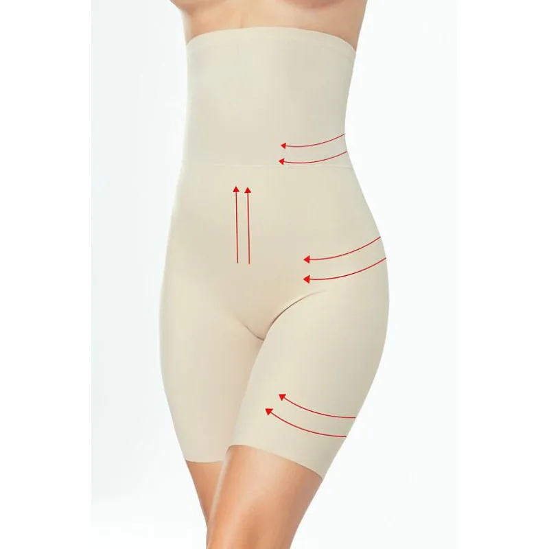 Extra vysoké sťahovacie nohavičky Vlata béžové XL