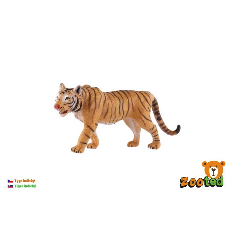 ZOOted Tiger indický zooted plast 13,5cm v sáčku