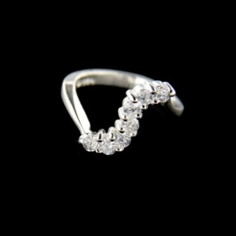 Strieborný prsteň s kameňom KA R542, 52