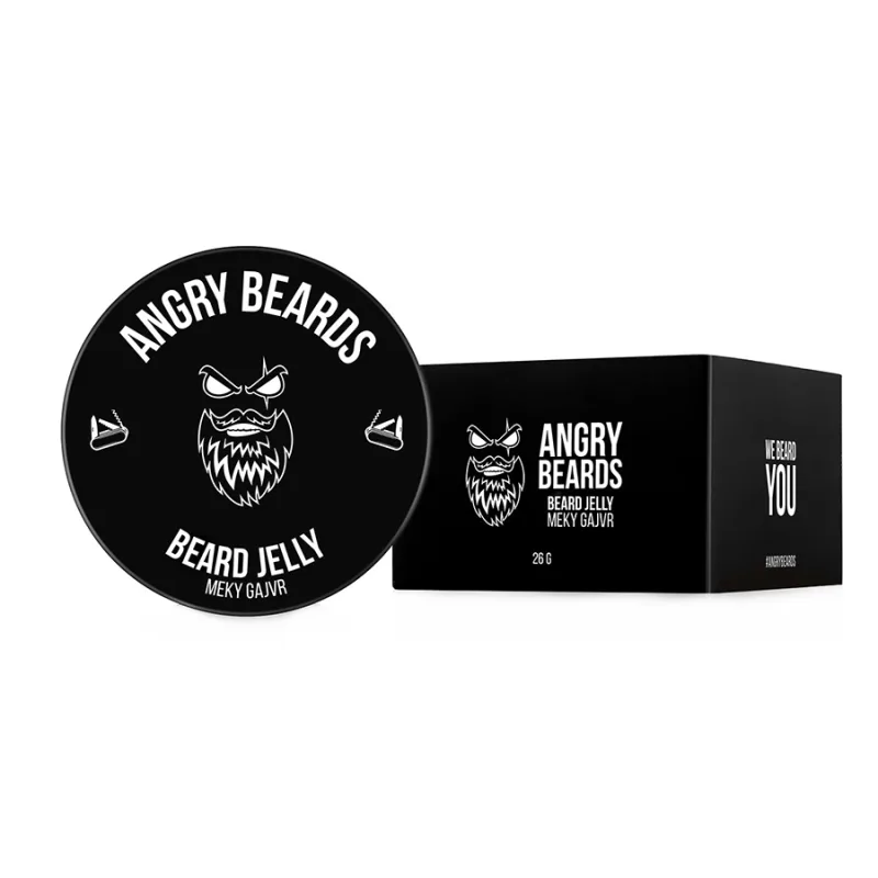 Želé na výživu fúzov ANGRY BEARDS Beard jelly Meky Gajver 26 g