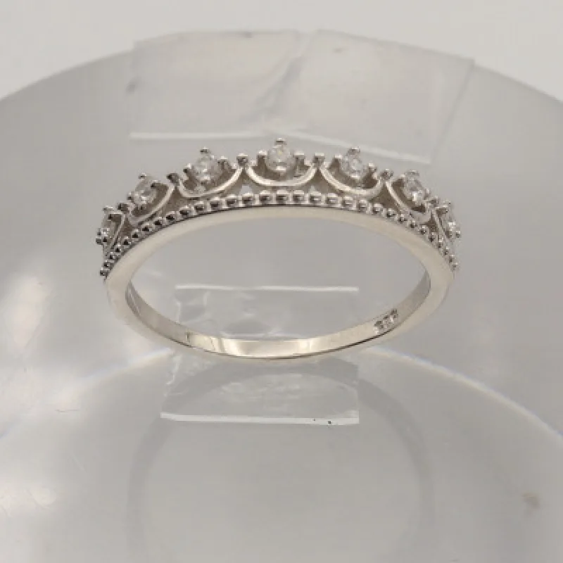 Strieborný prsteň s kameňom KA R3066, 57