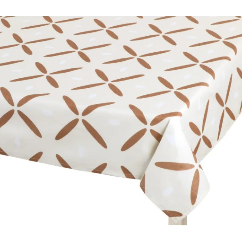 Bellatex Ubrus ADÉLA, Křížky hnědé - 50x50 cm