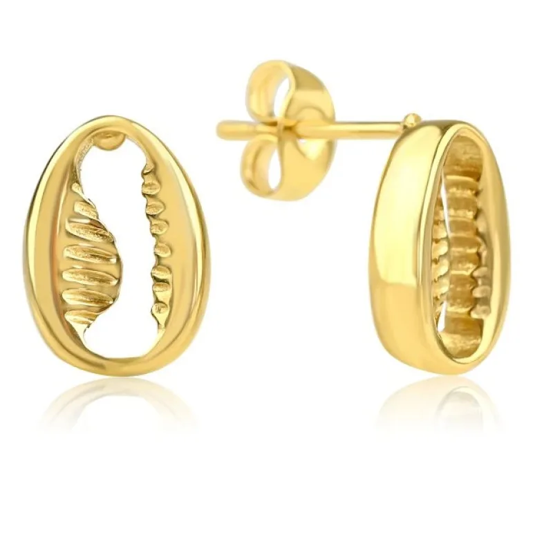 Pozlátené náušnice z chirurgickej ocele MEUCCI DS449E