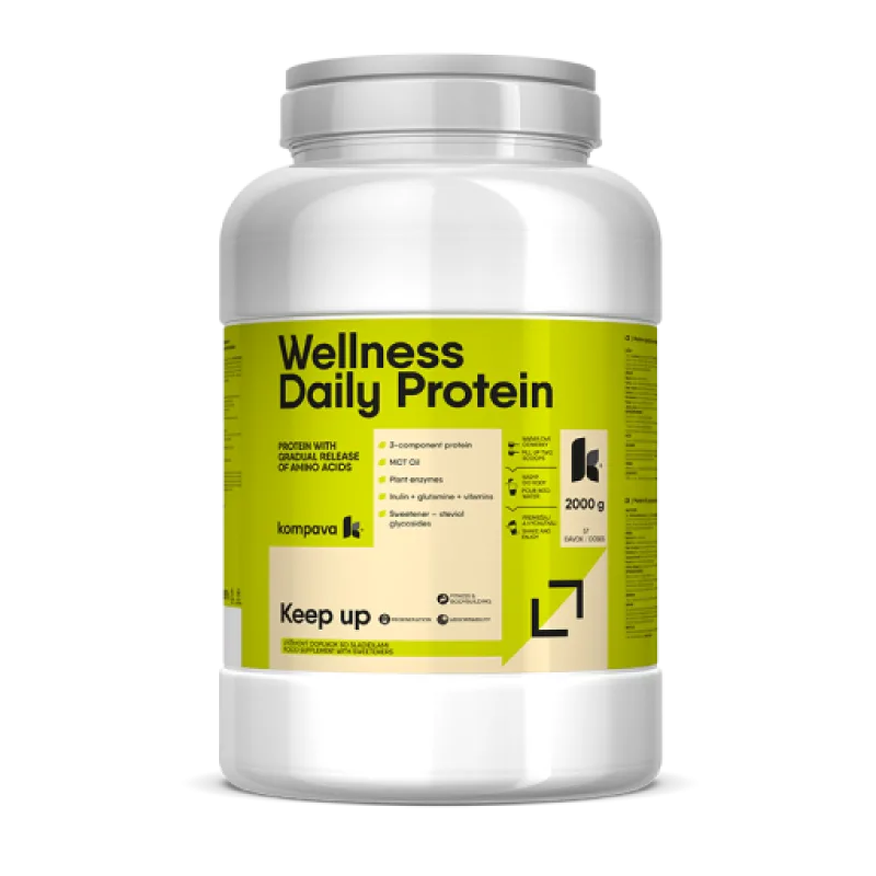 Kompava Wellness Daily Protein, čokoláda, 2000g