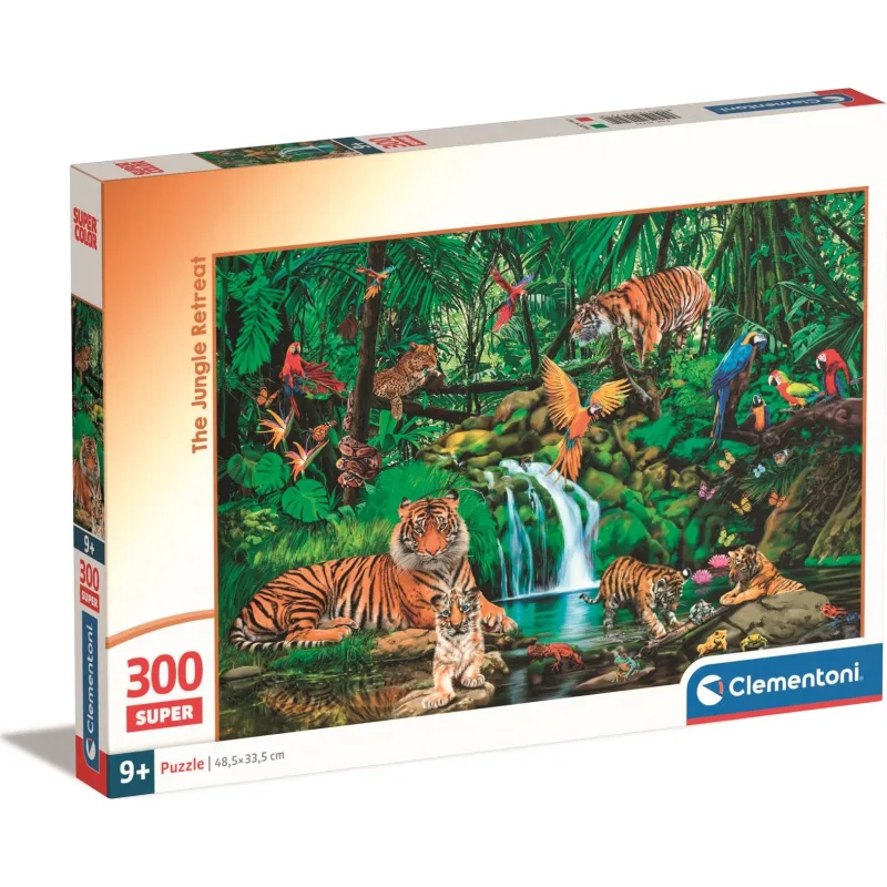 Puzzle pre deti Clementoni 300 dielikov SUPER Útočisko v džungli