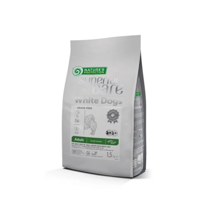 Natures Protection Natures P Superior care white dog GF adult Insect small breed 1,5 kg