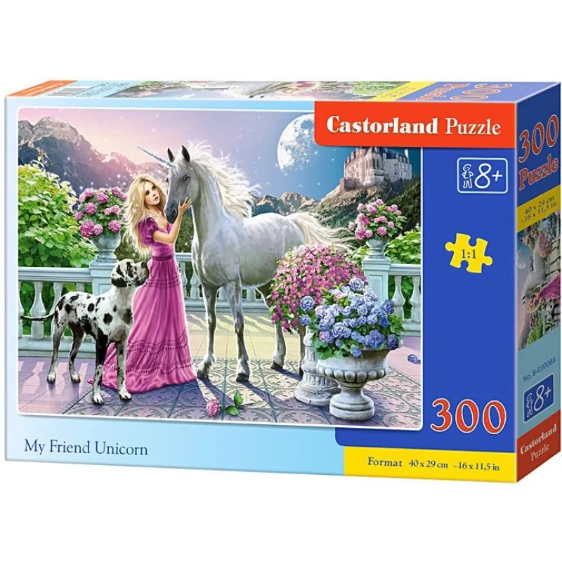 Castorland Puzzle Môj priateľ jednorožec 300 dielikov