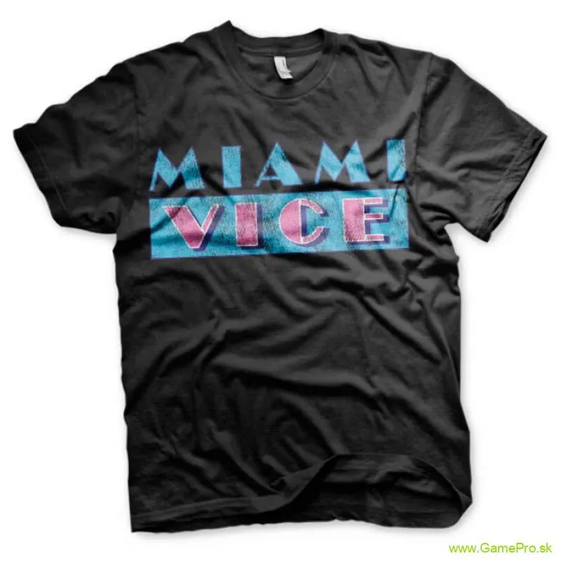 Miami Vice Distressed Logo (tričko)