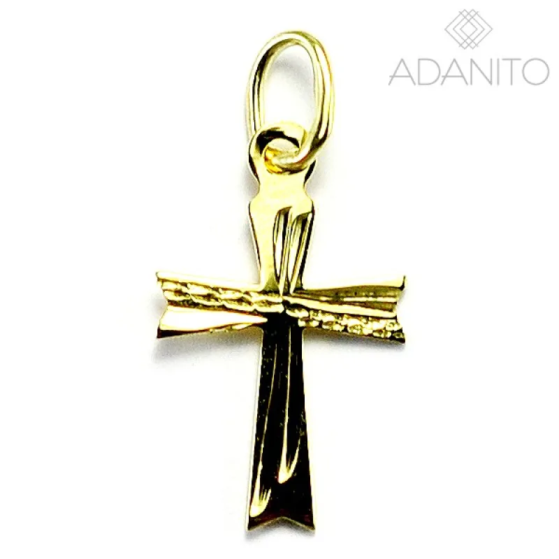 Zlatý prívesok krížik zo žltého zlata KA P9, 0.35 g, 0.35 g