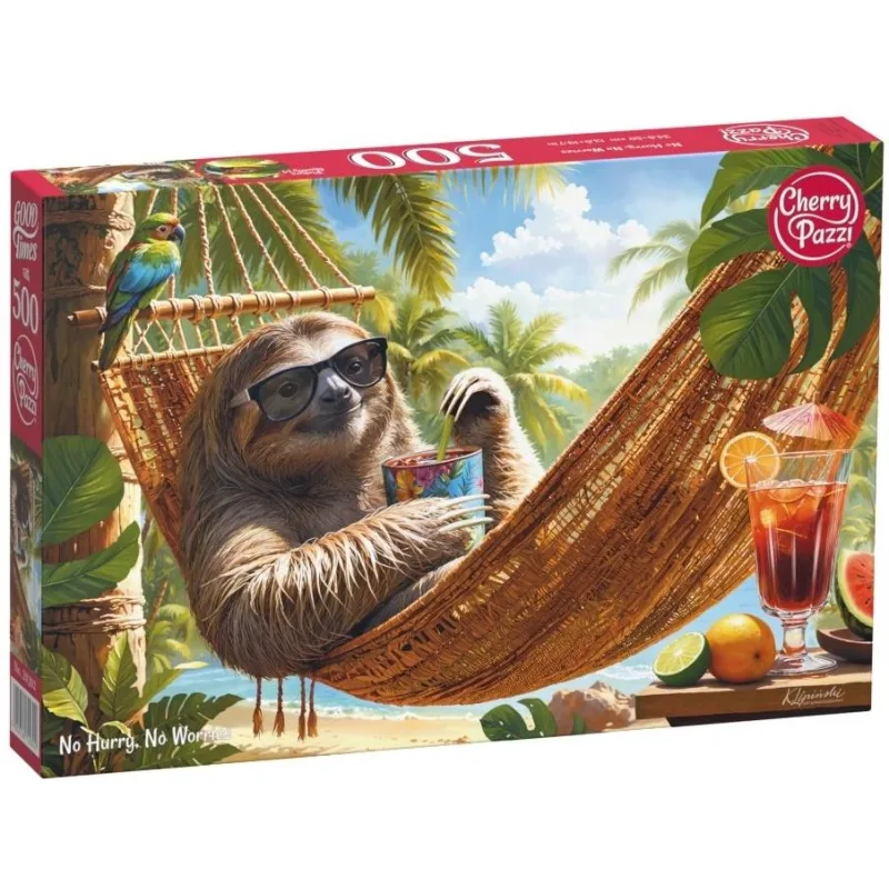 Puzzle Cherry Pazzi 500 dielikov Netreba sa ponáhľať